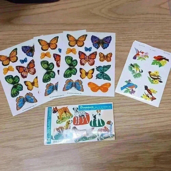 Vintage Dennison Seals & Hallmark  1979 Stickers - Picture 9 of 9